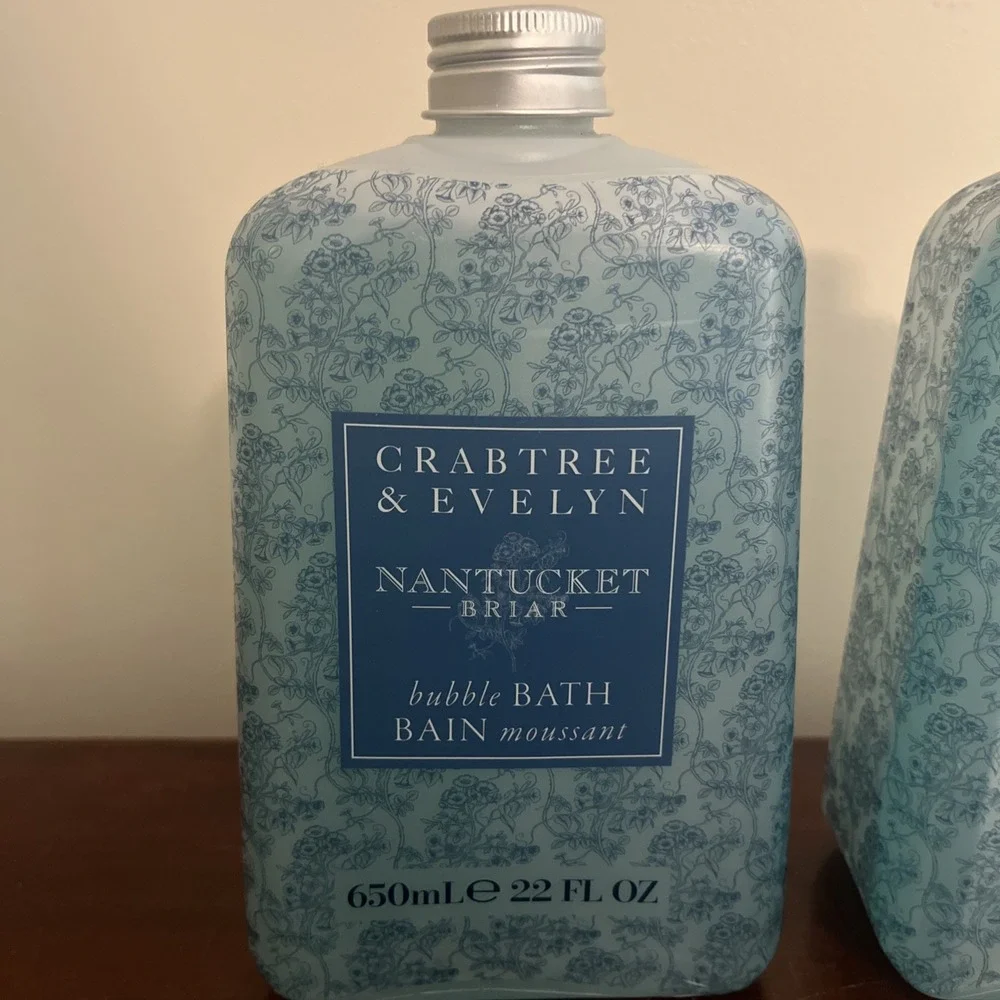 Lot Of 2 Crabtree‎ & Evelyn Nantucket Briar Bubble Bath 22 Oz Discontinued